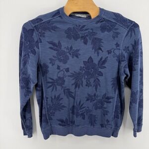 Tommy Bahama Mens Crew Neck Long Sleeve Floral Print Sweatshirt Size L G
